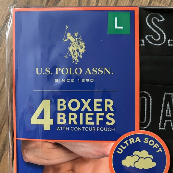 NEW!!! U.S. POLO ASSN. BOXER BRIEFS 4pk L - Picture 2 of 6